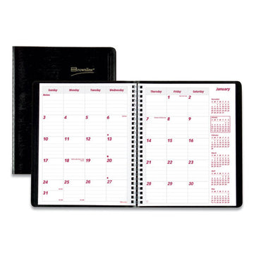 Brownline® Essential Collection 14-month Ruled Monthly Planner, 8.88 X 7.13, Black Cover, 14-month (dec To Jan): 2021 To 2023 freeshipping - TVN Wholesale